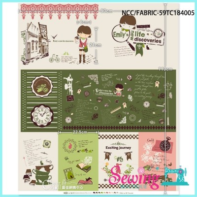 FABRIC-59TC184005 EMILY NEW LIFE DISCOVERIES INSPIRATION